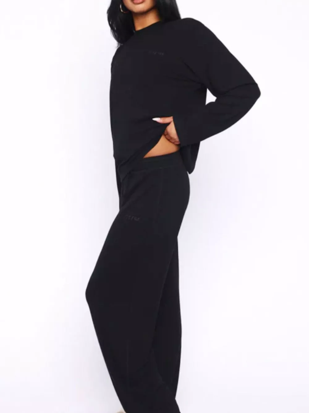Relaxed Fit Long Sleeve Top and Pants Set, image 18