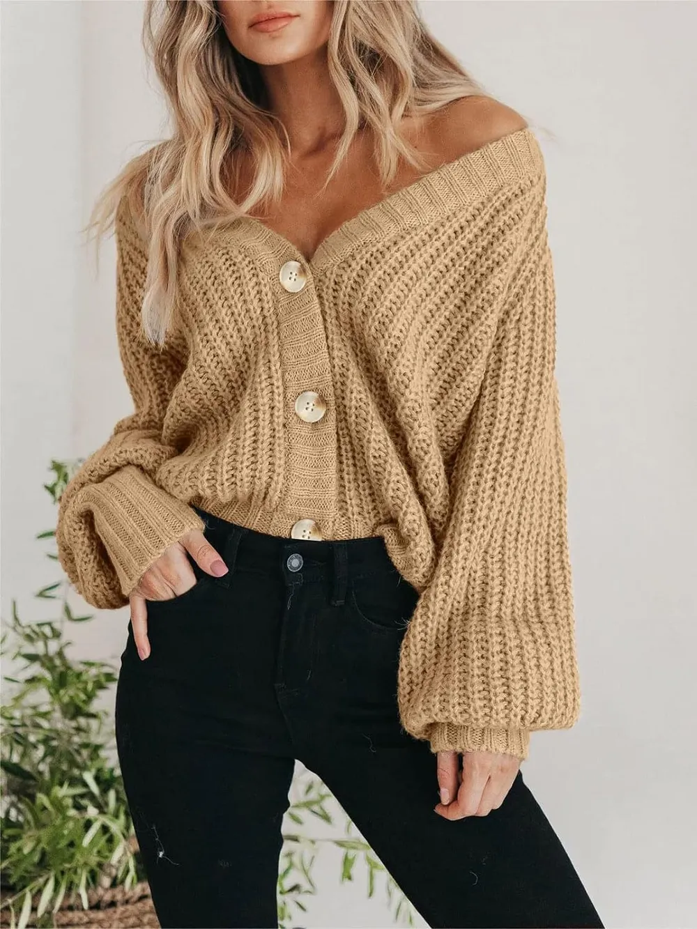 Button Up Long Sleeve Cardigan, image 4