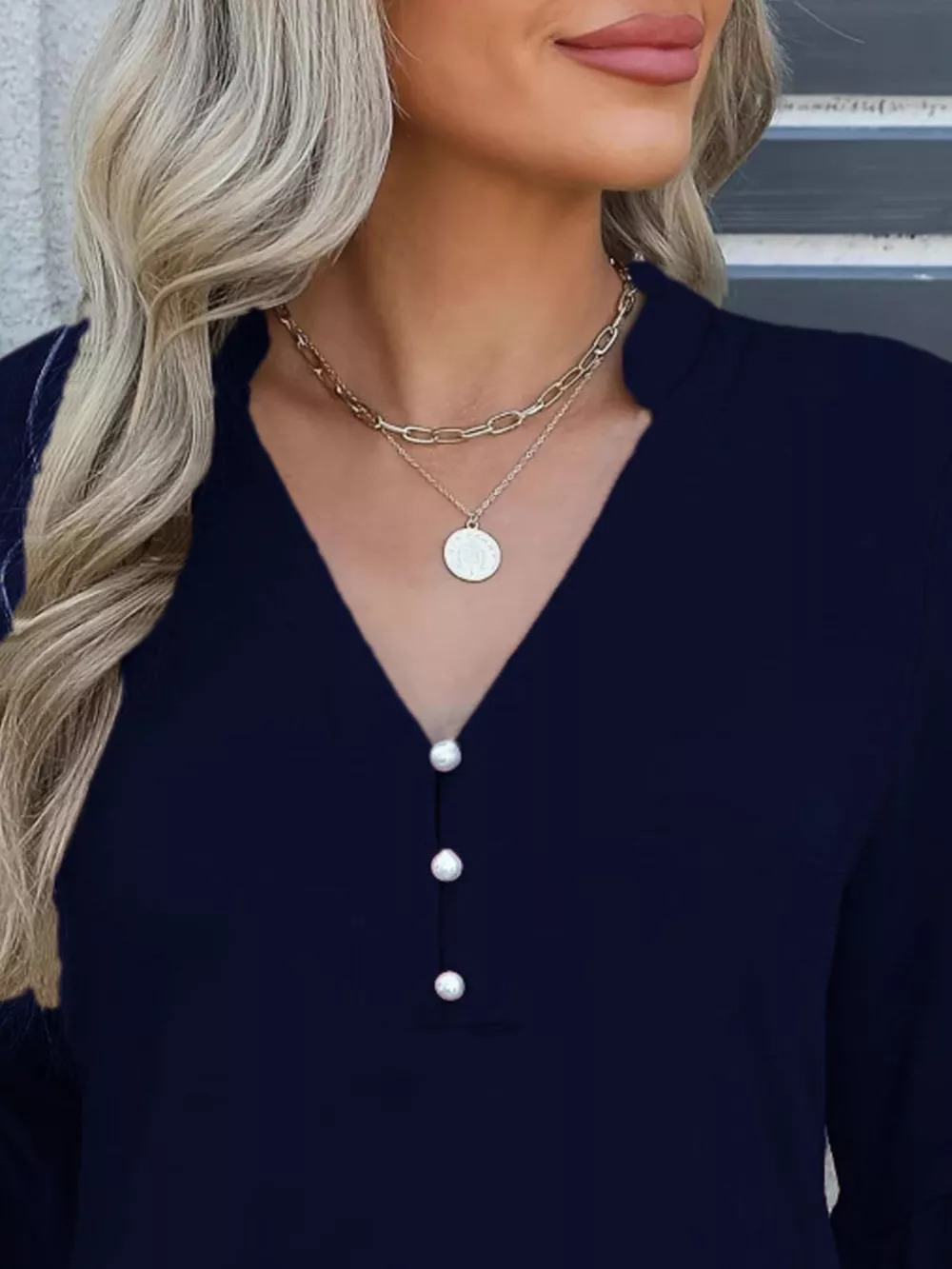 Full Size Notched Flounce Sleeve Blouse Plus Size, image 11