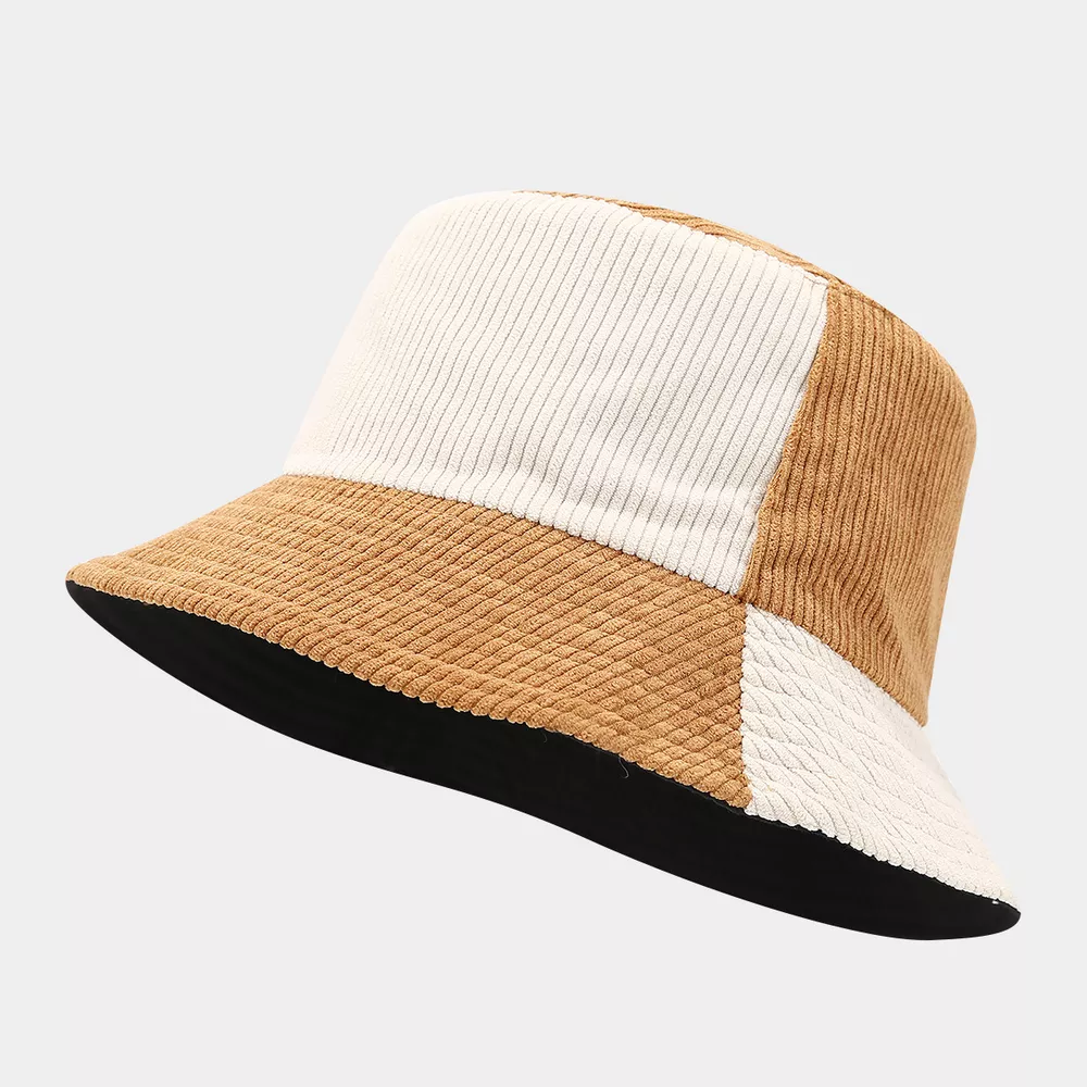 Color-Block Corduroy Bucket Hat, image 4