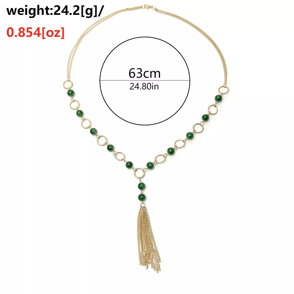 Elegant Tassel Pendant Necklace, image 10