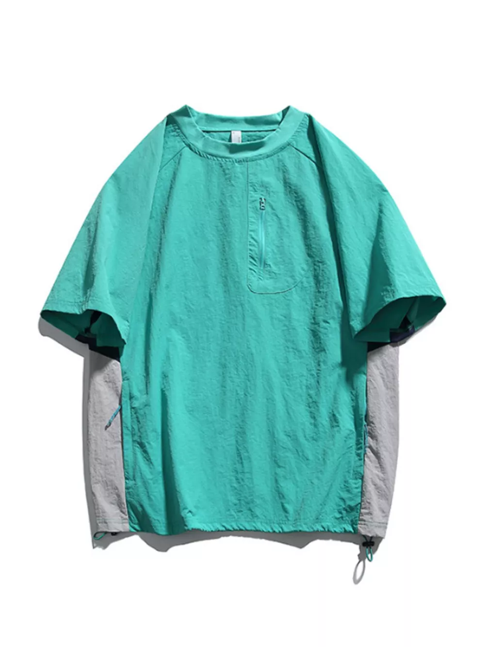 Men's Contrast Round Neck Short Sleeve T-Shirt, image 4