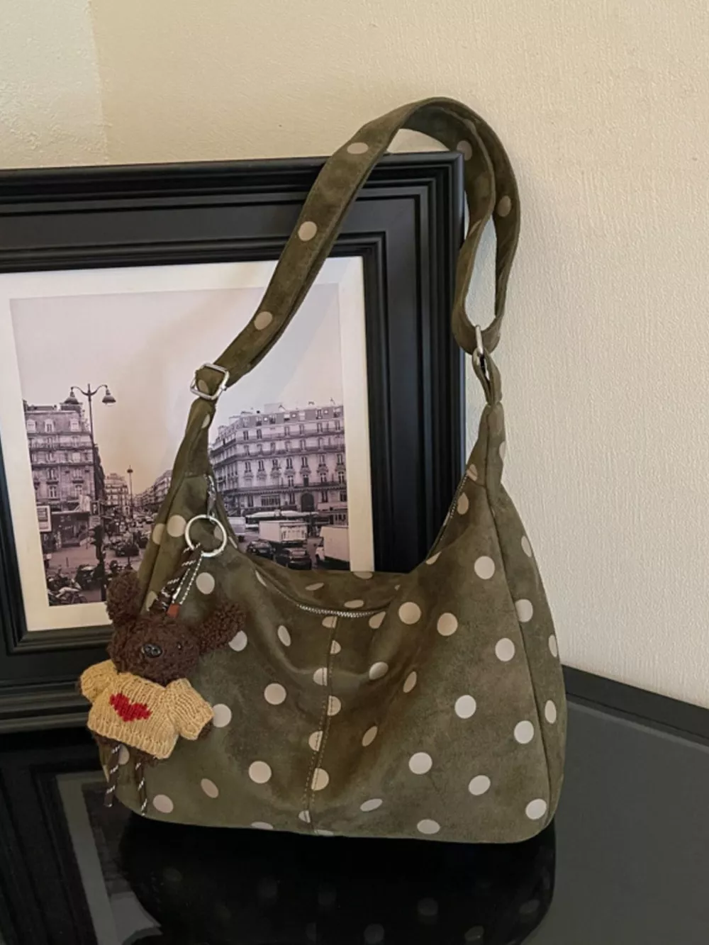 Polka Dot Shoulder Bag