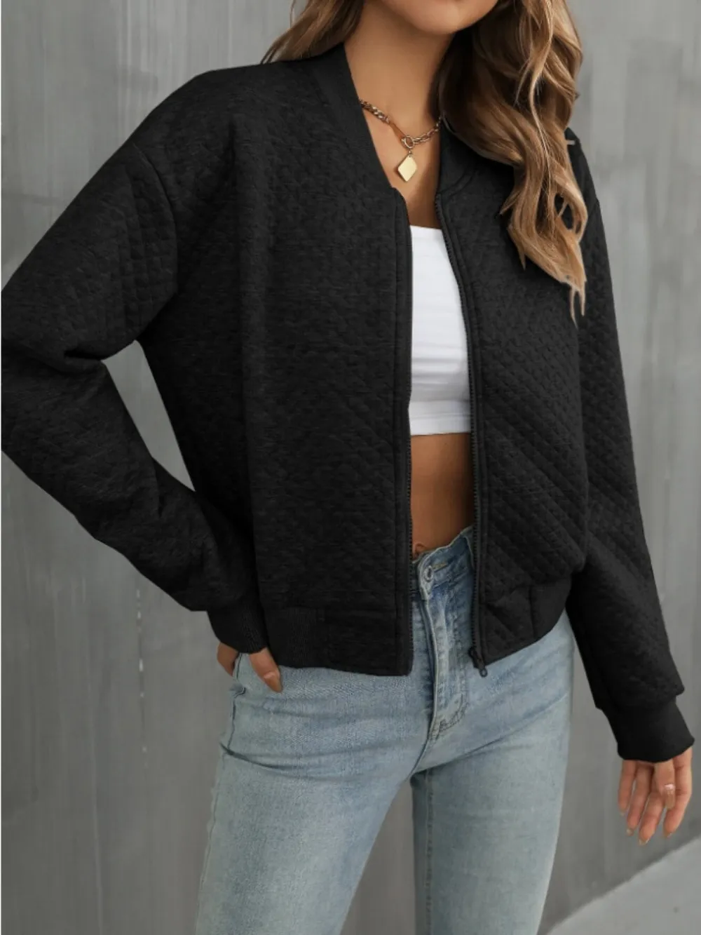 Zip Up Long Sleeve Jacket, image 19