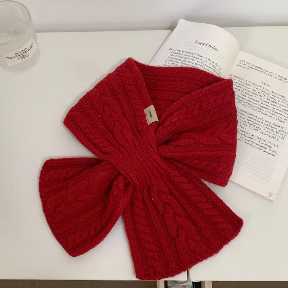 Cozy Cable Knit Scarf, image 2