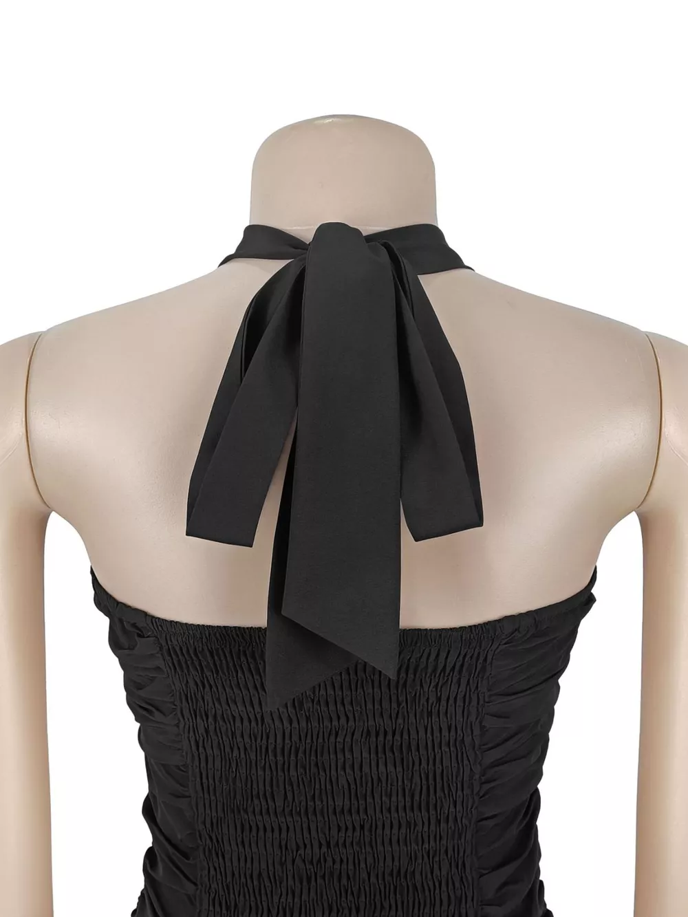 Halter Neck Cut-Out Maxi Dress with Front Slit, image 7