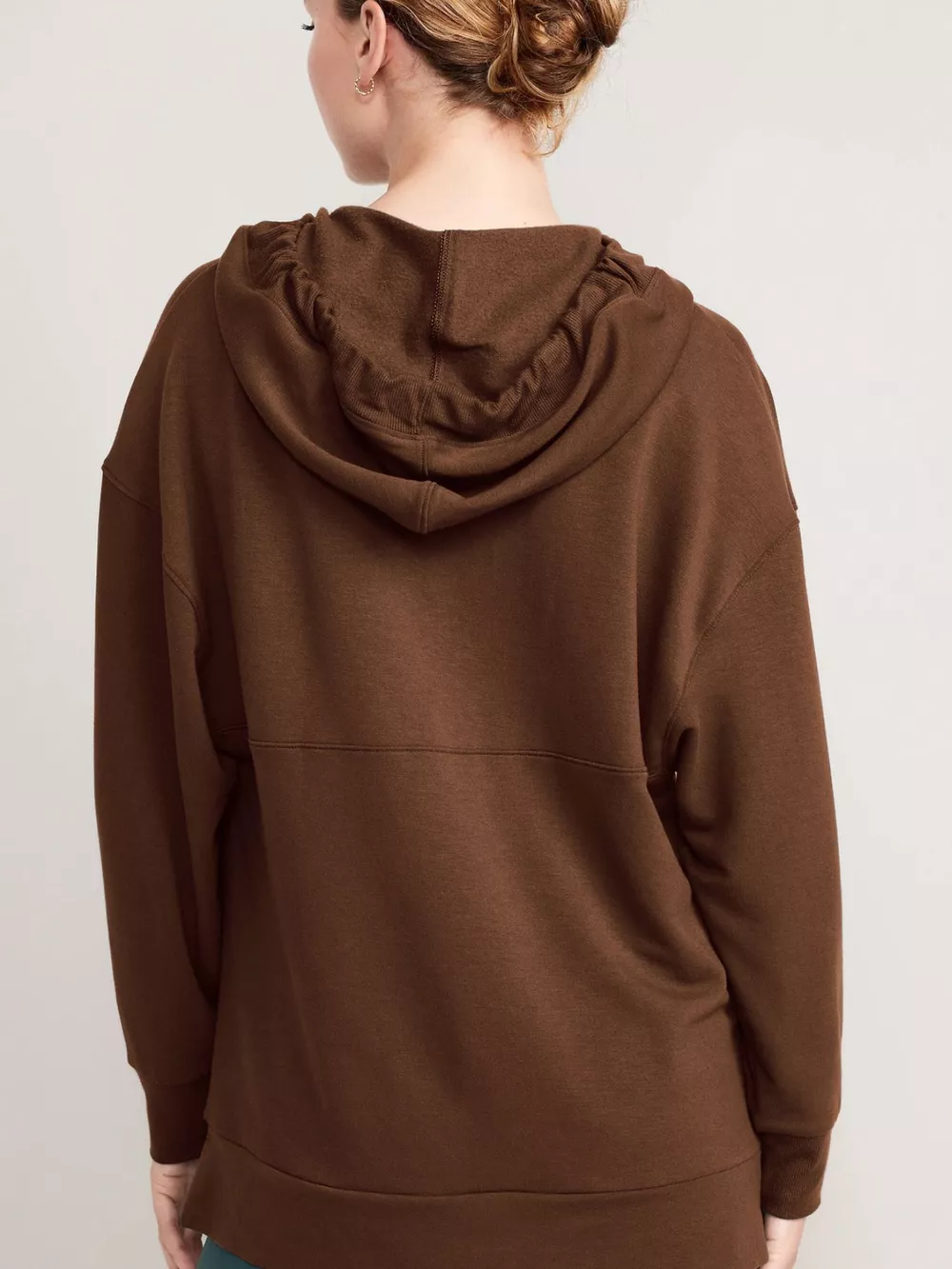 Drawstring Kangaroo Pocket Long Sleeve Hoodie, image 4