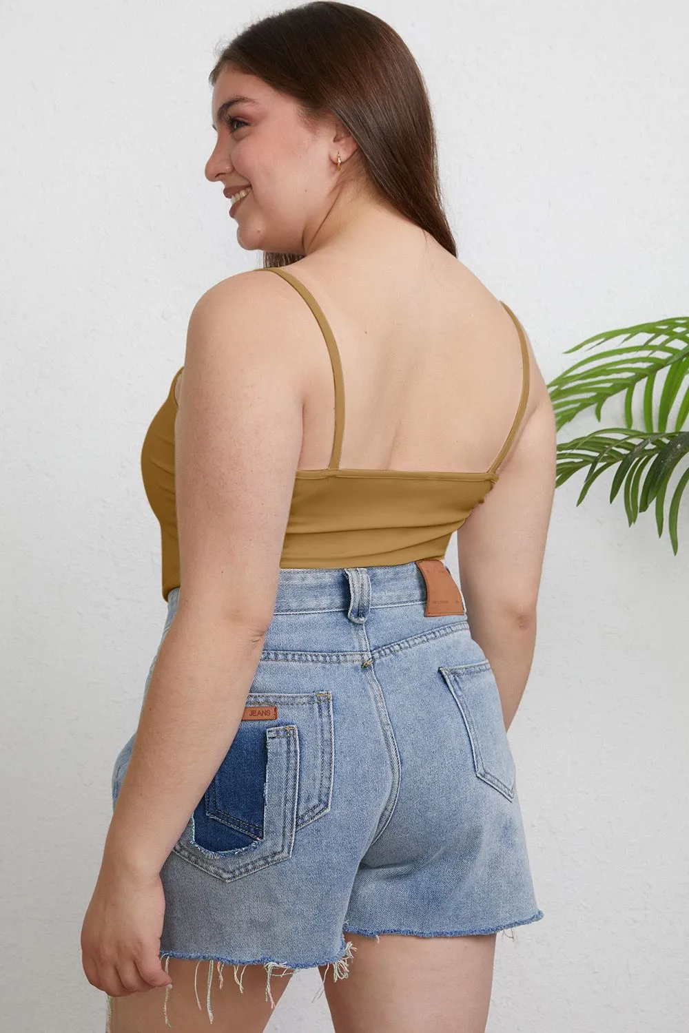 Full Size Round Neck Slim Cami Plus Size, image 24
