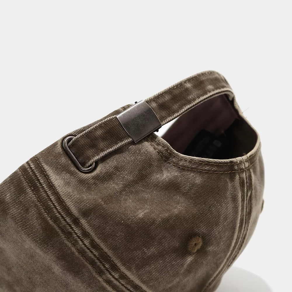 Distressed Washed Cotton Baseball Cap, image 6