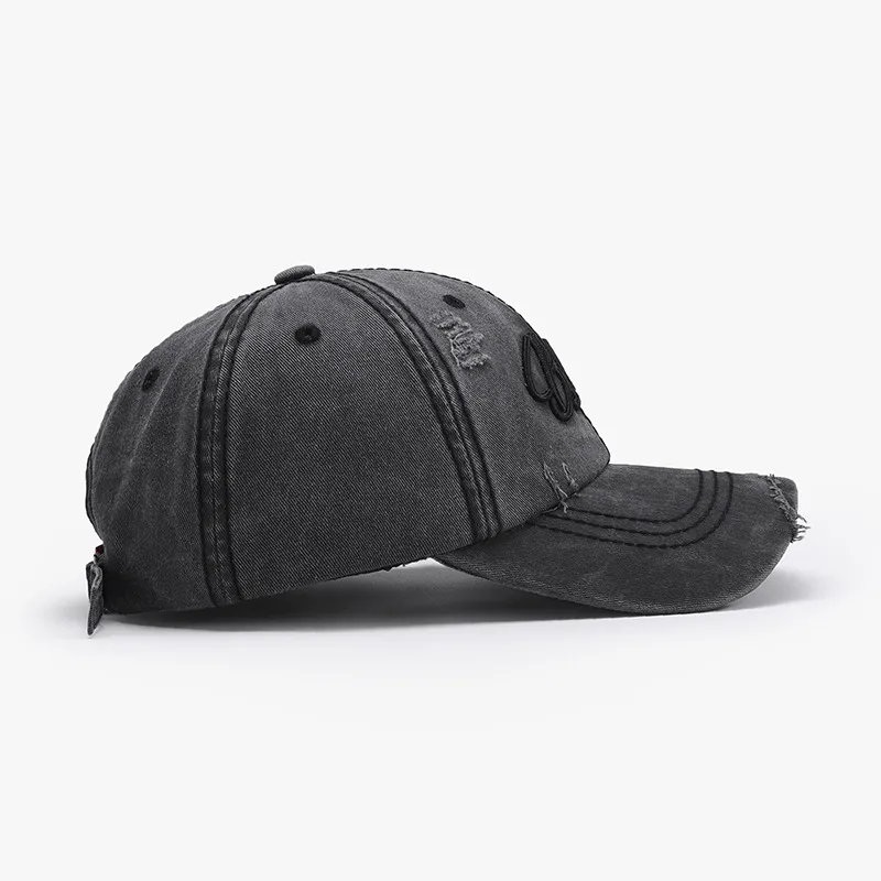 Embroidered Letter Cotton Baseball Cap, image 2
