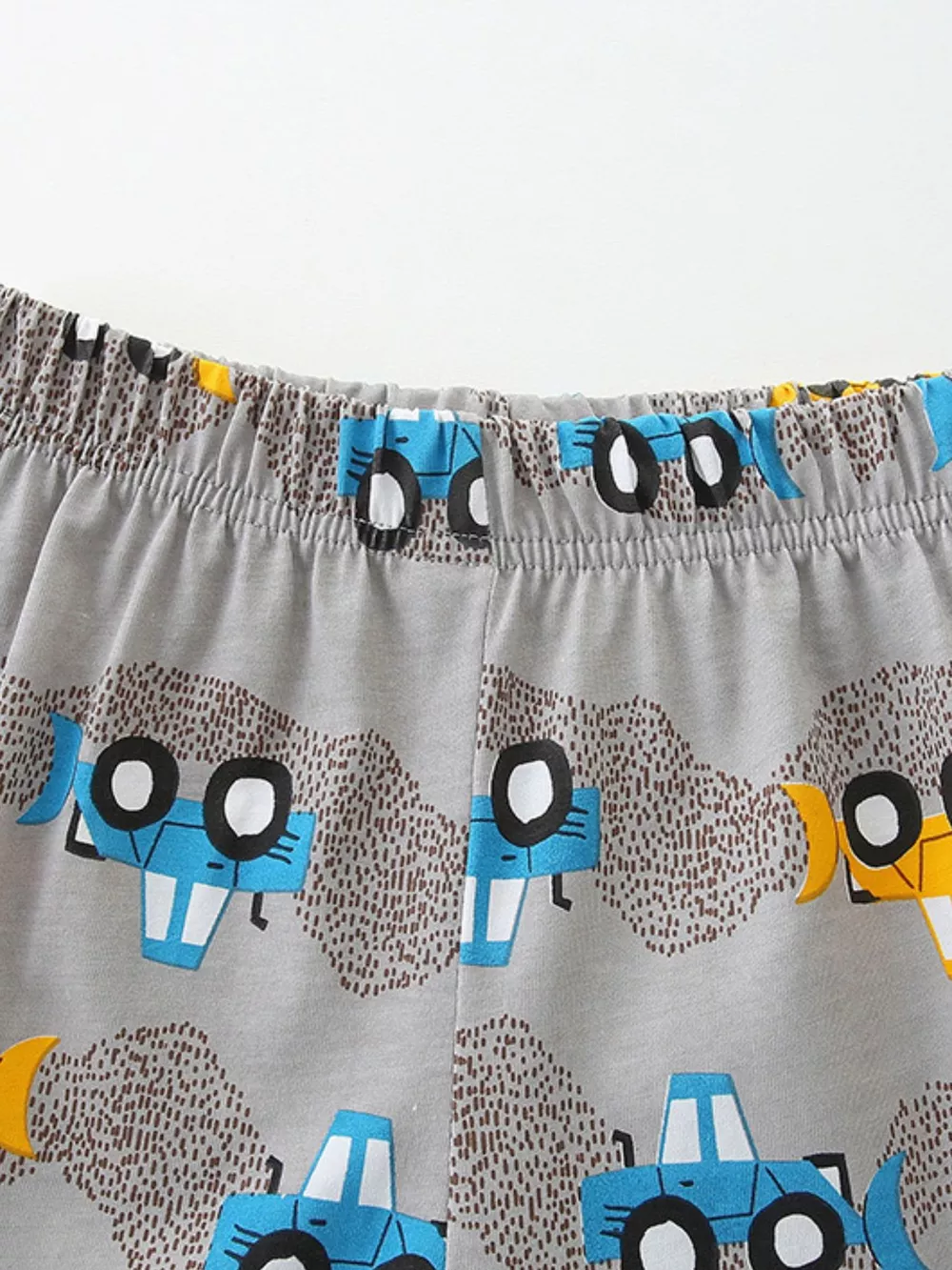 Children's Construction Crew Neck Tee and Shorts Set, image 3