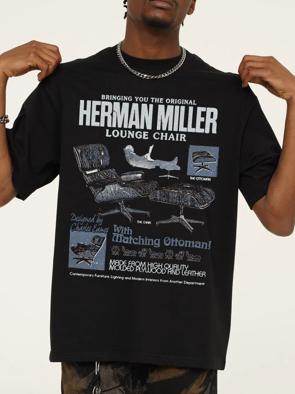 Men's Graphic Round Neck Short Sleeve T-Shirt, image 2