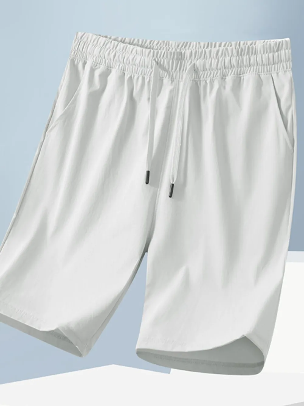 Men's Plus Size Casual Drawstring Shorts, image 4