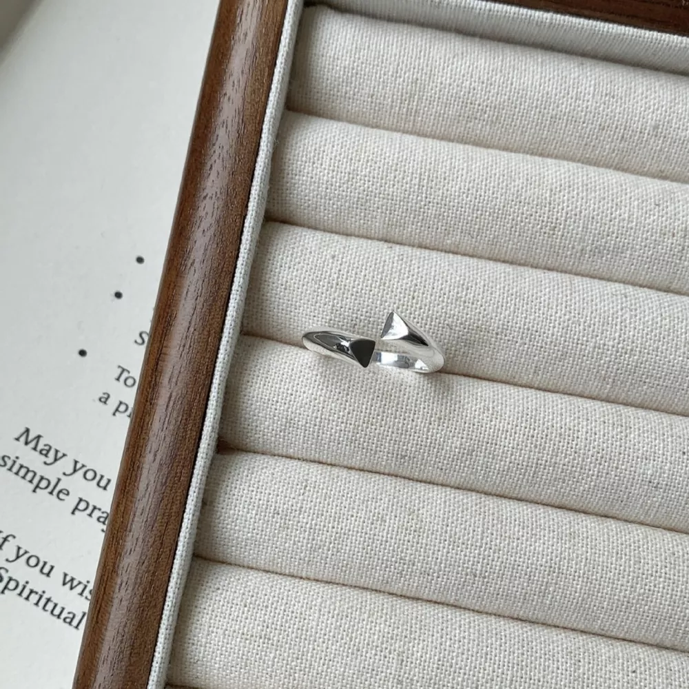 925 Sterling Silver Bypass Ring, image 6