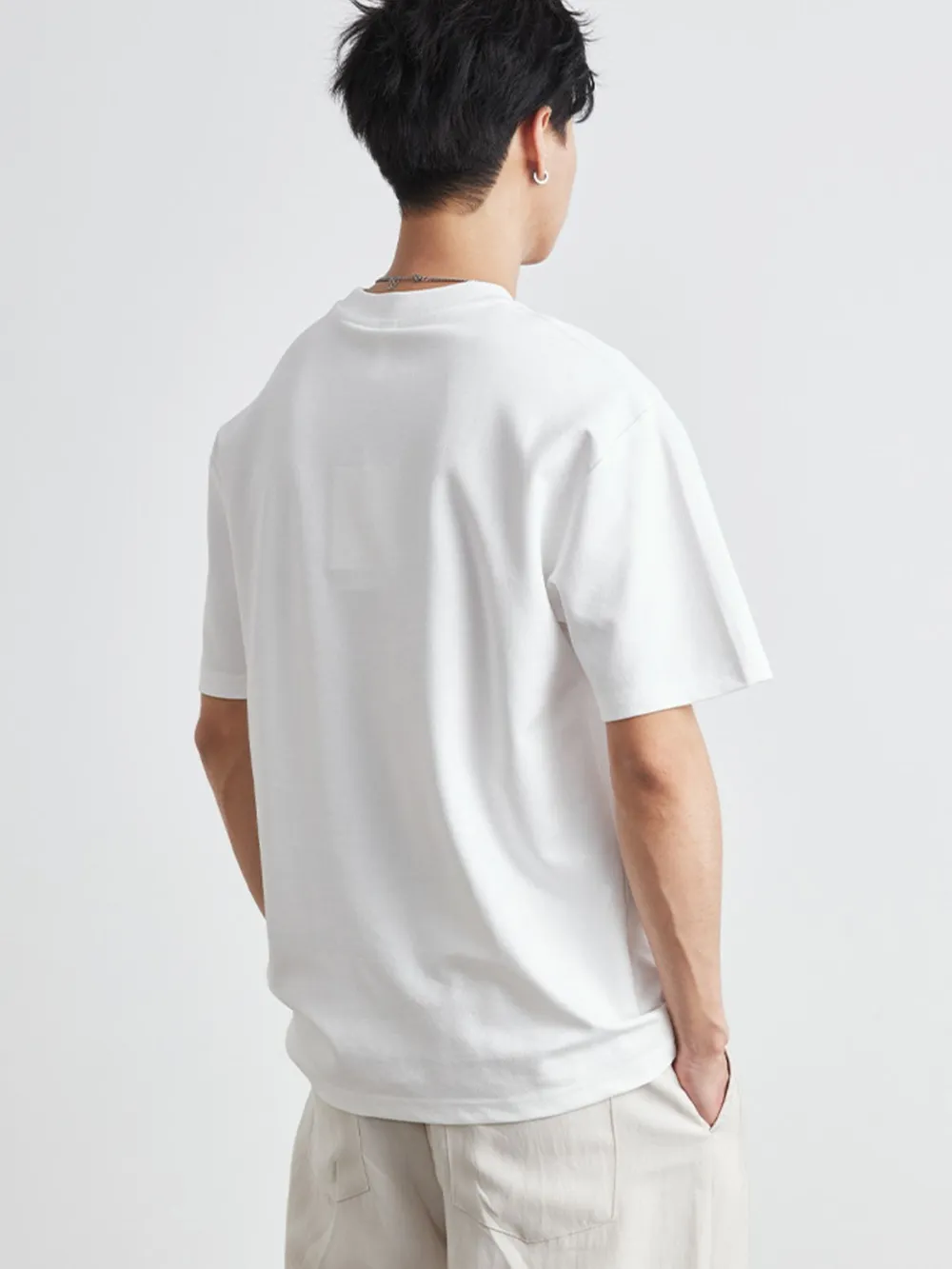 Men's Plus Size Round Neck Short Sleeve T-Shirt, image 5