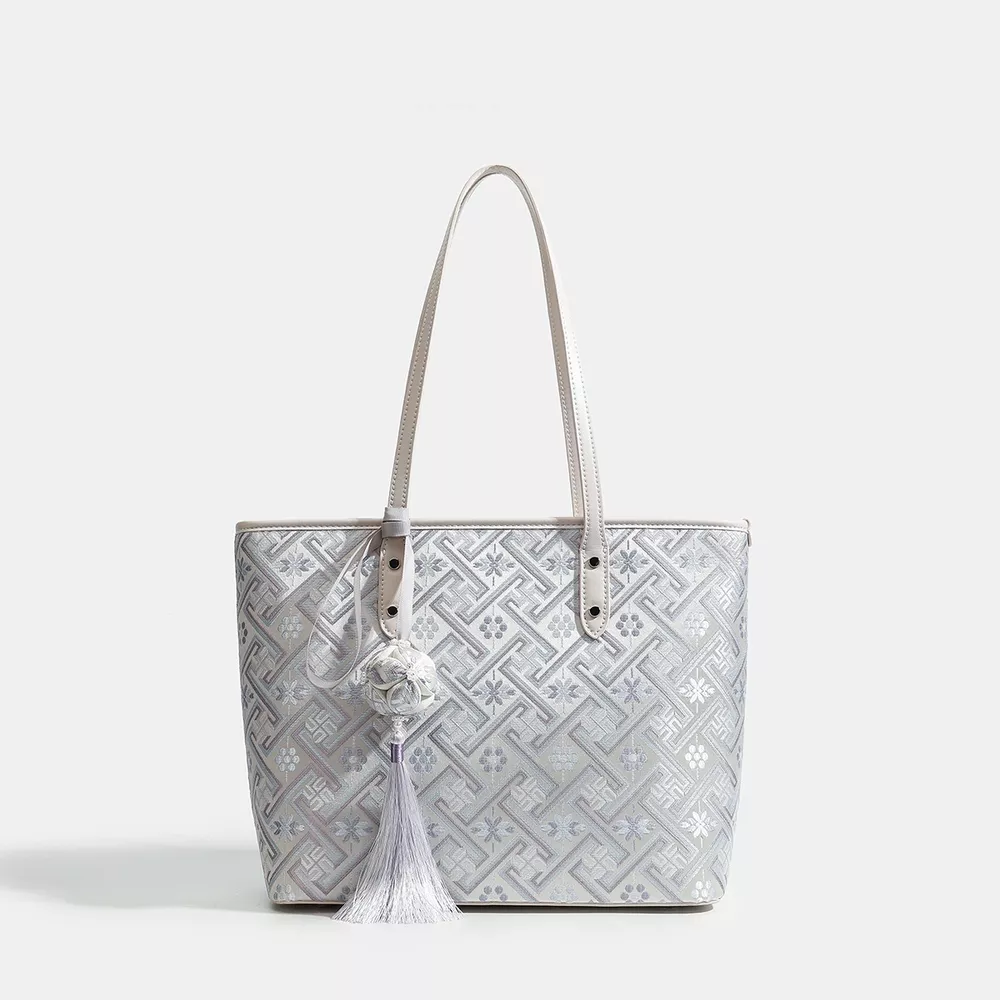 Geometric Pattern Tote Bag