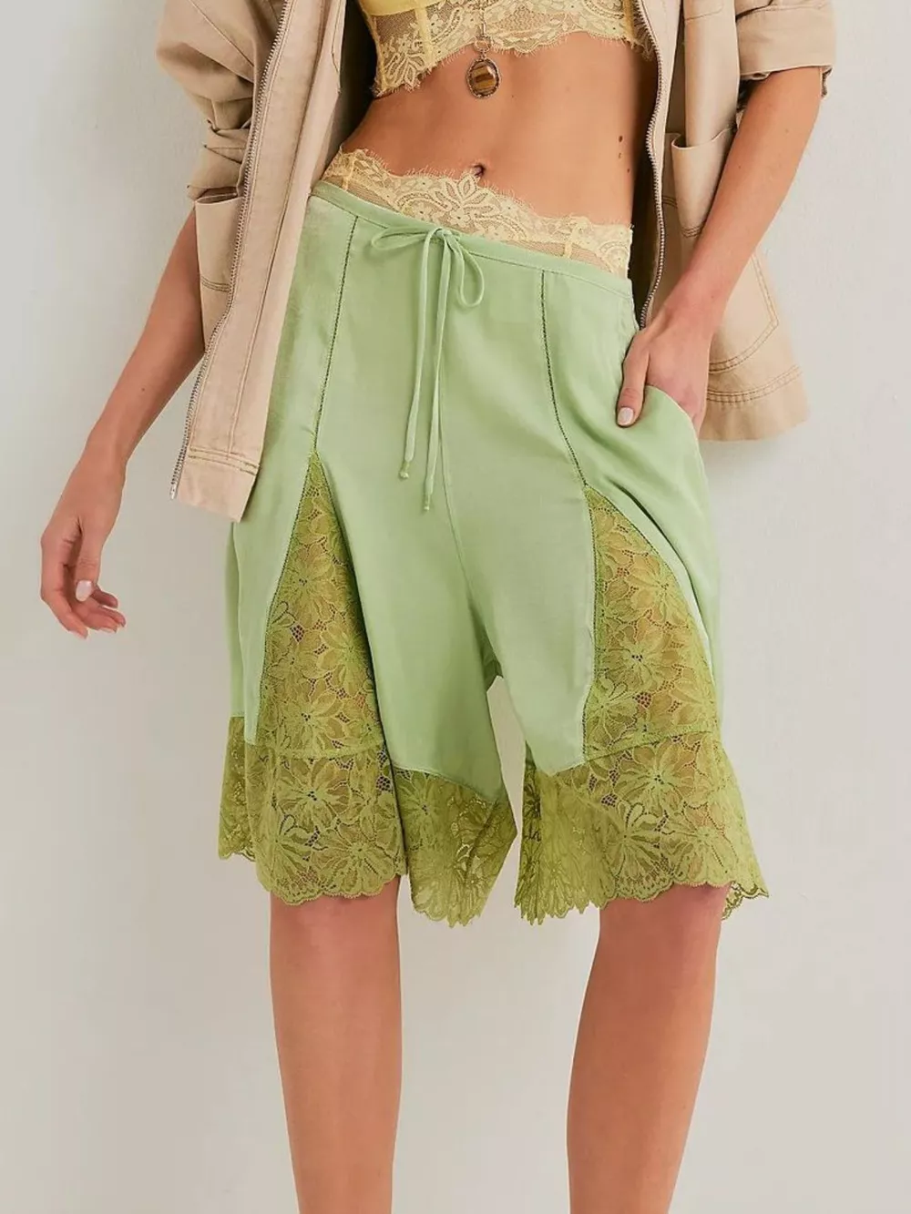 Lace Trimmed Shorts, image 8