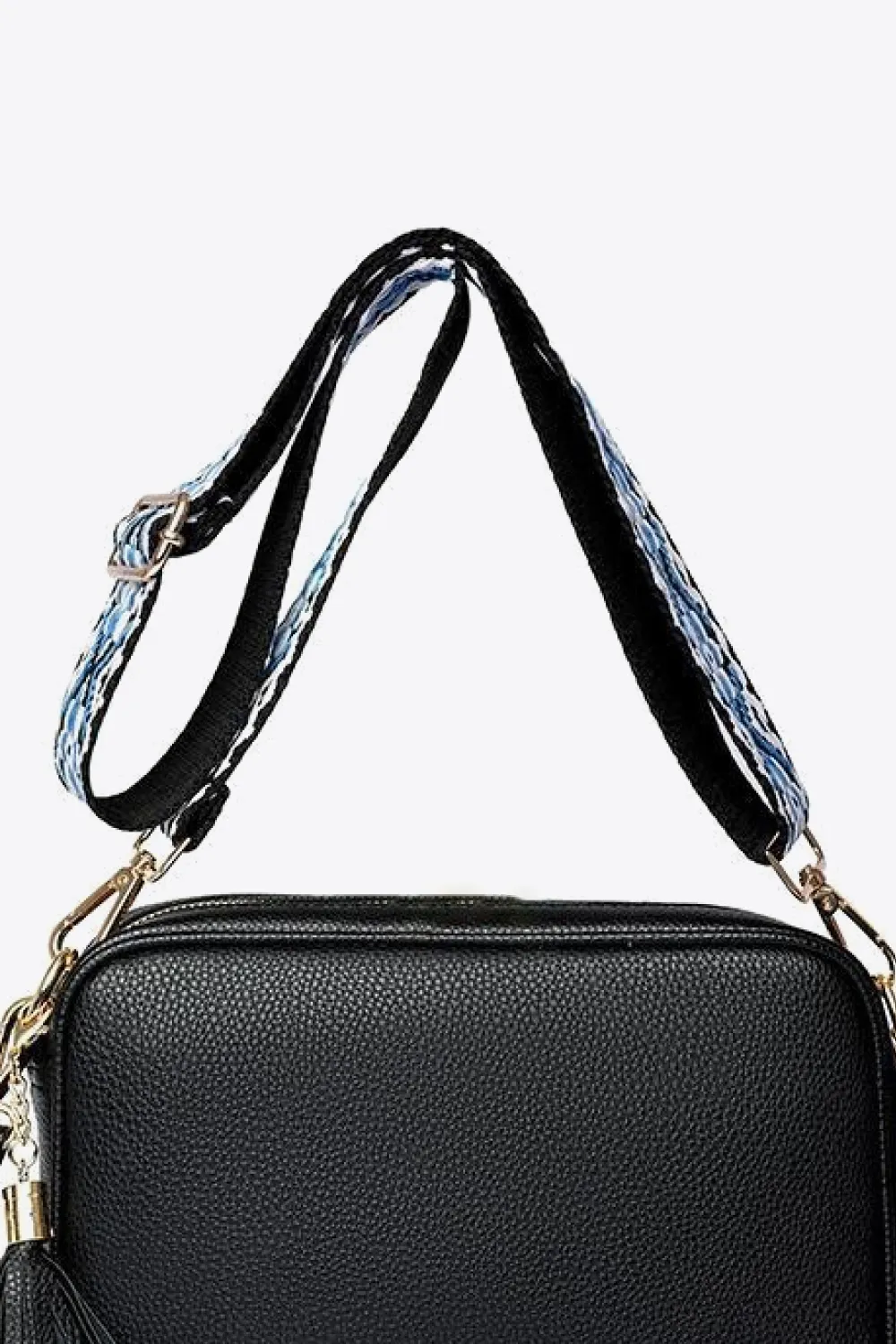 PU Leather Tassel Crossbody Bag, image 16