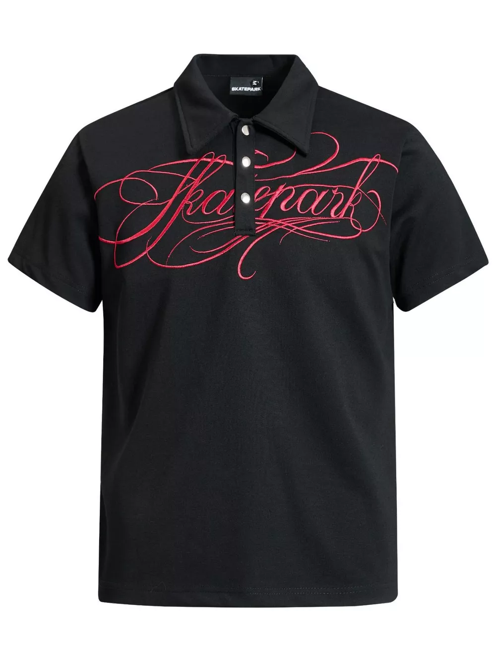 Men's Letter Embroidered Short Sleeve Polo