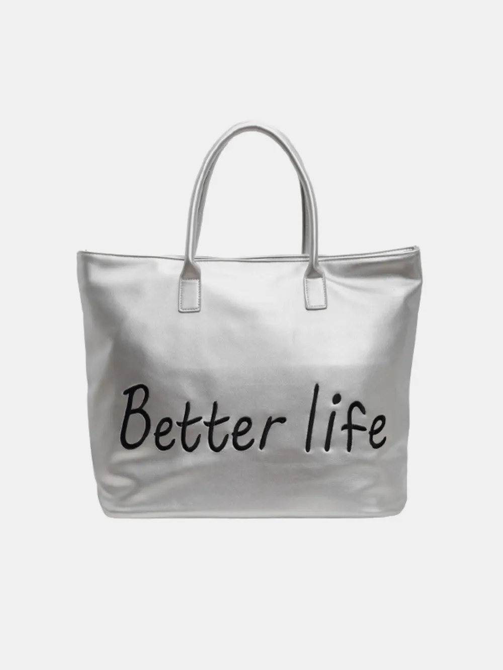 BETTER LIFE PU Leather Tote Bag, image 2