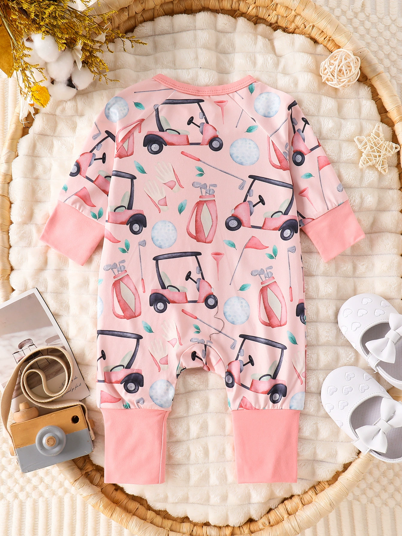 Children's Printed Long Sleeve One-Piece, image 4