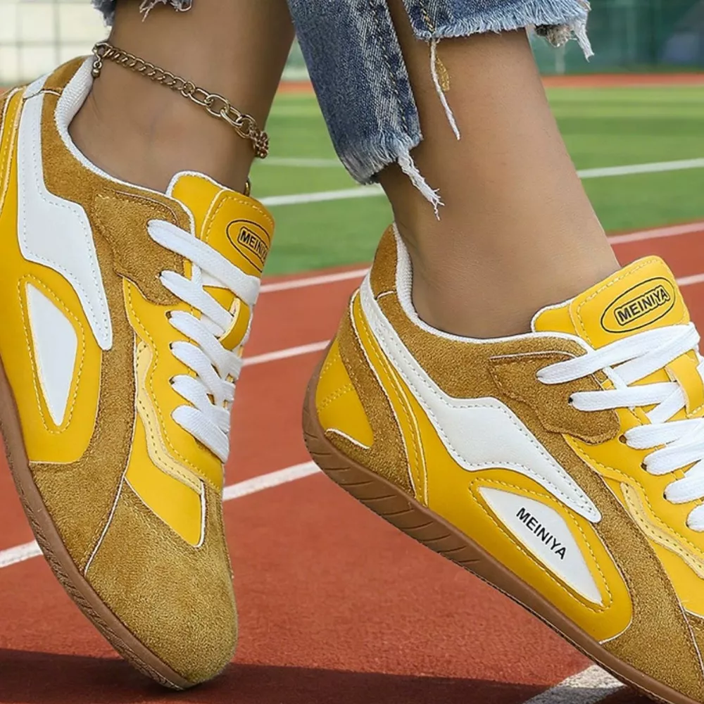 Round Toe Lace Up Sneakers, image 4