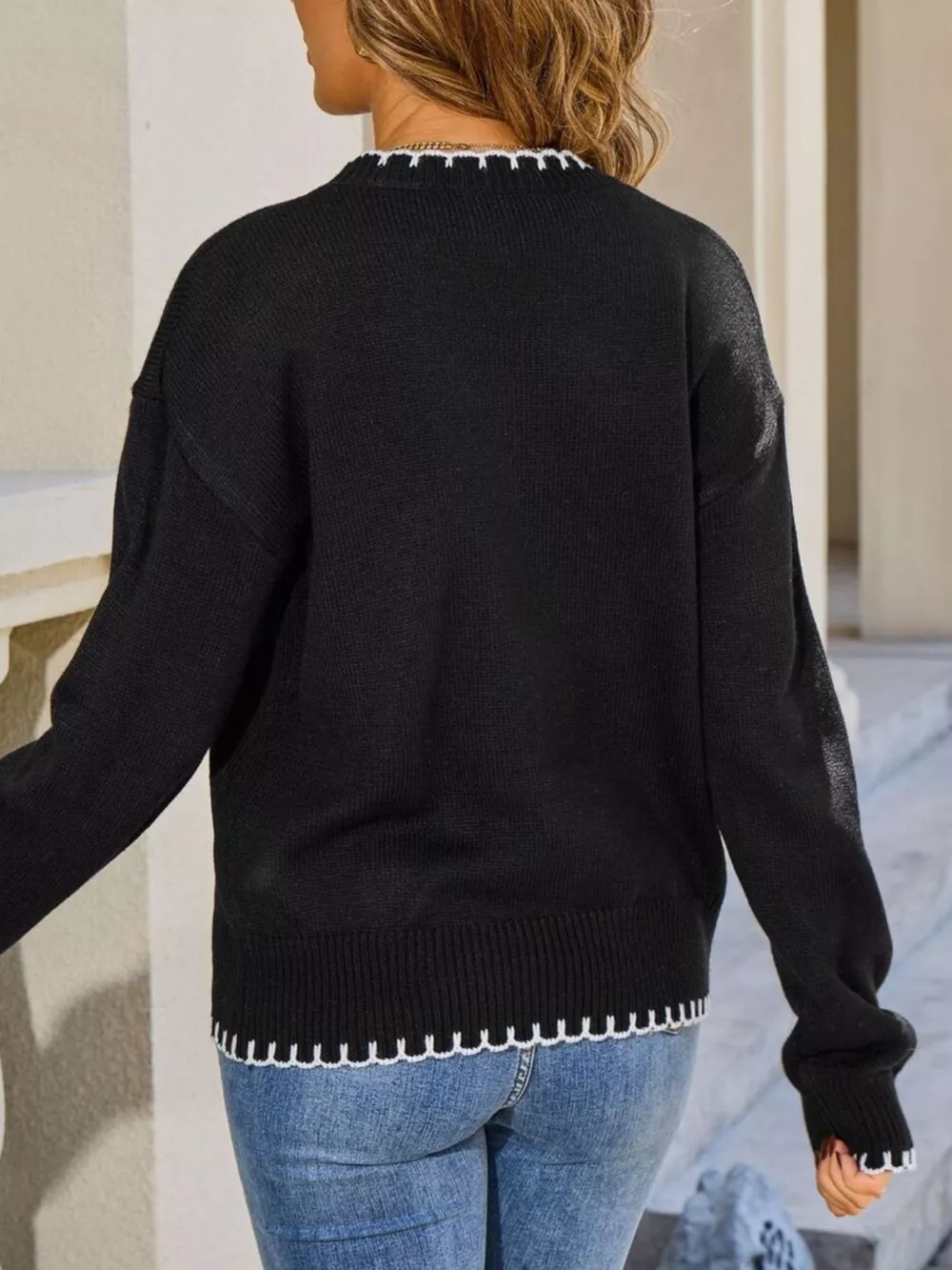 Lemon Round Neck Sweater, image 5