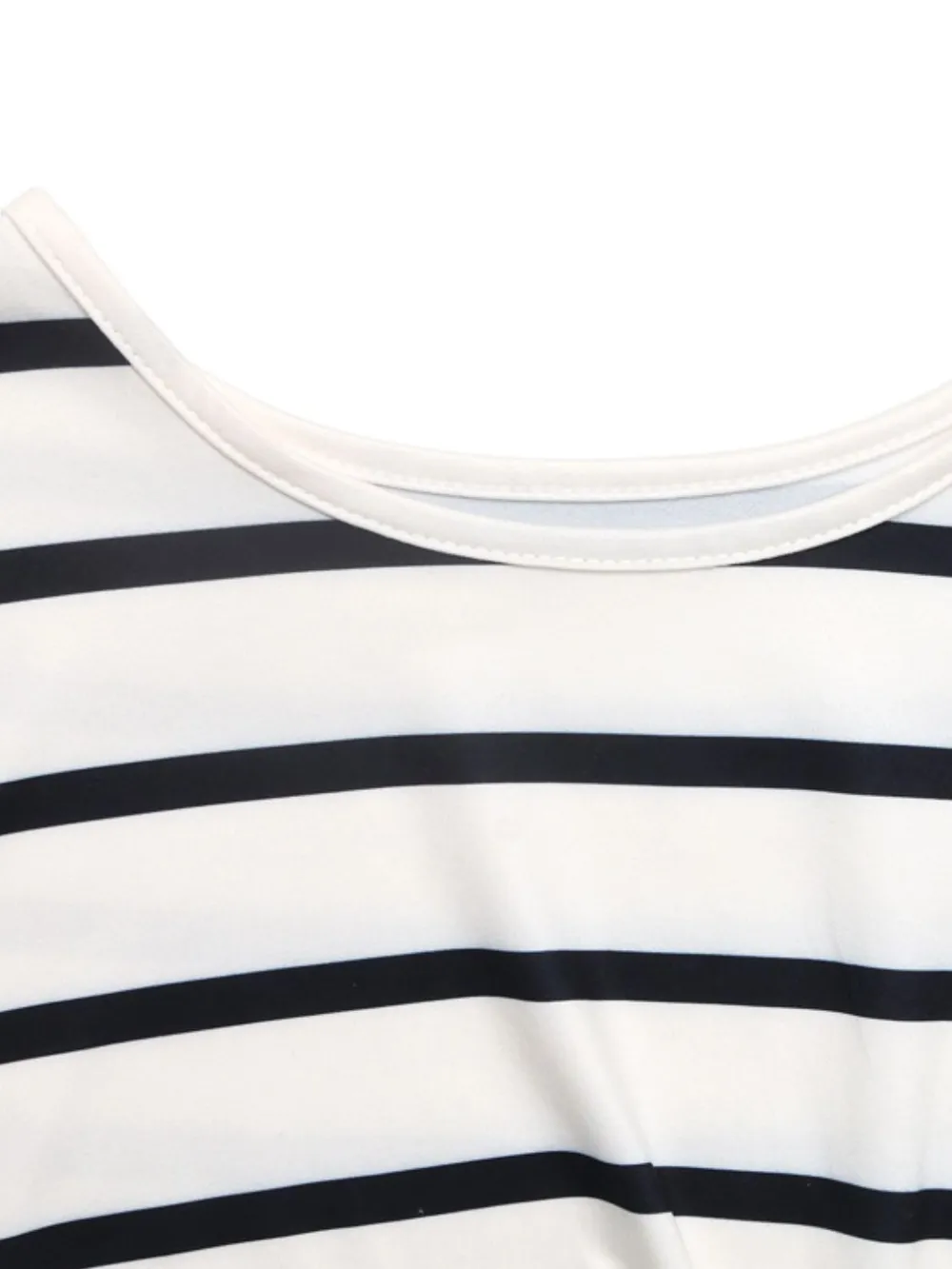 Slit Twisted Striped Sleeveless Midi Dress, image 7
