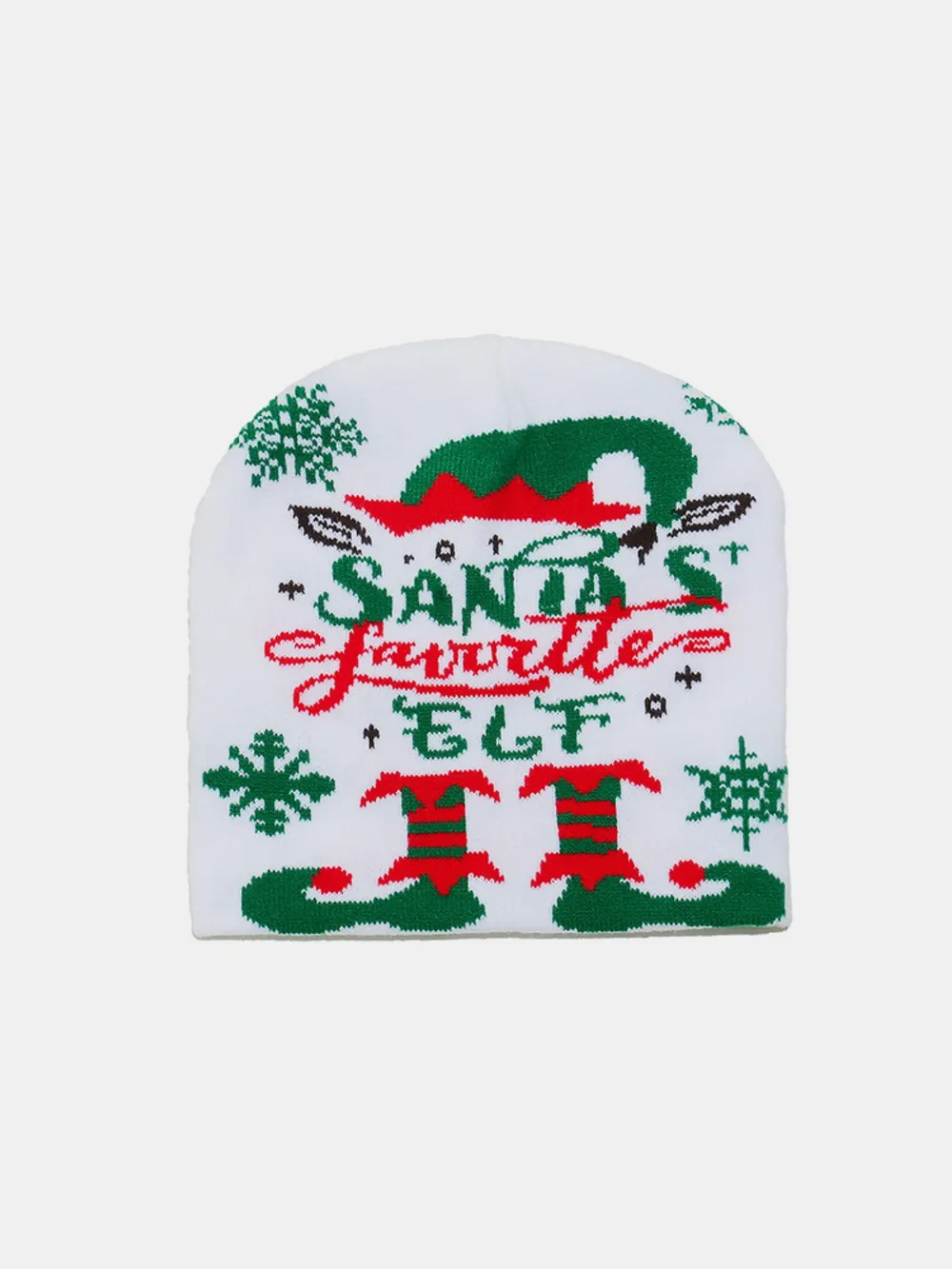 Christmas Pattern Knit Hat, image 9