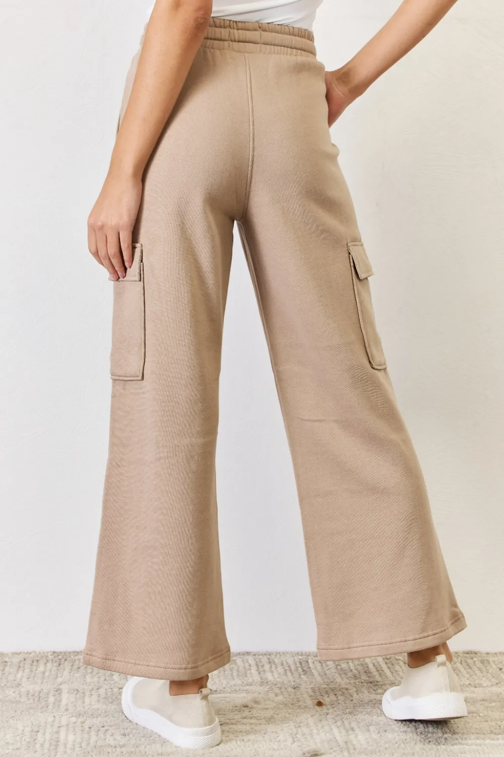 High Waist Cargo Wide Leg Pants, image 3