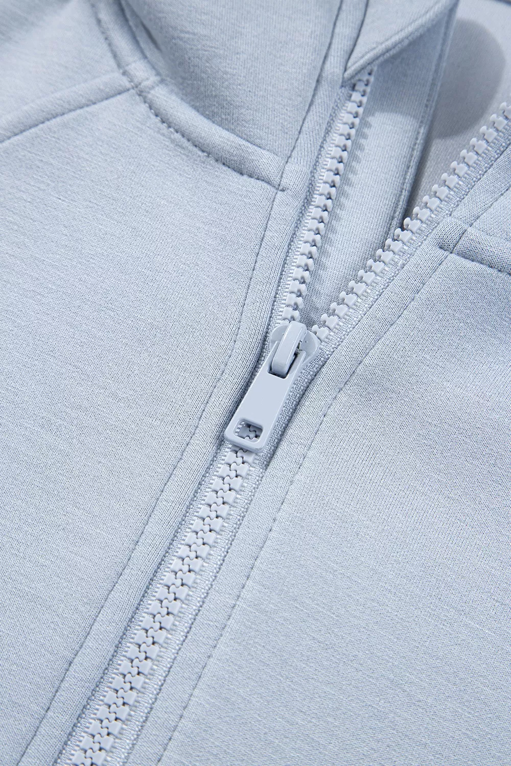 Half Zip Thumbhole Sleeve Hoodie and Pants 2pcs Outfit, image 6