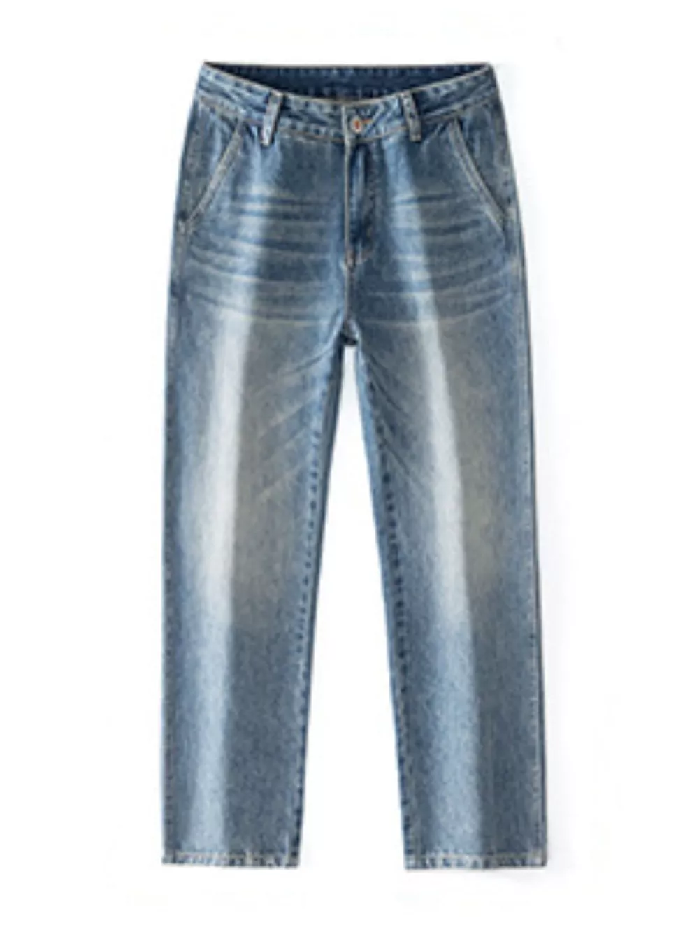 Men's Loose Fit Washed Jeans, image 5