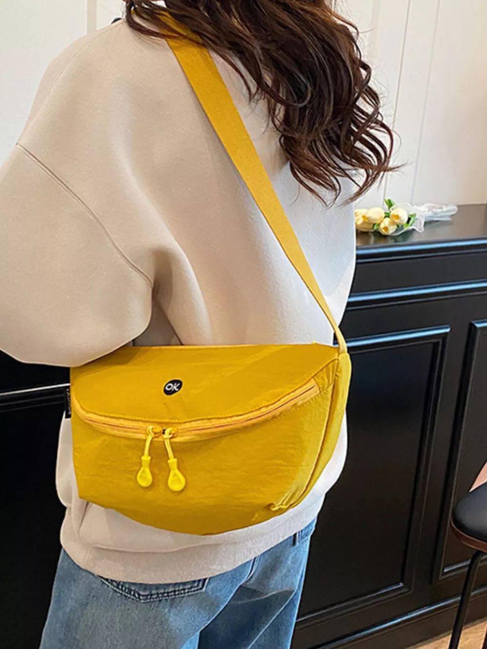 Lightweight Canvas Sling Bag, image 21