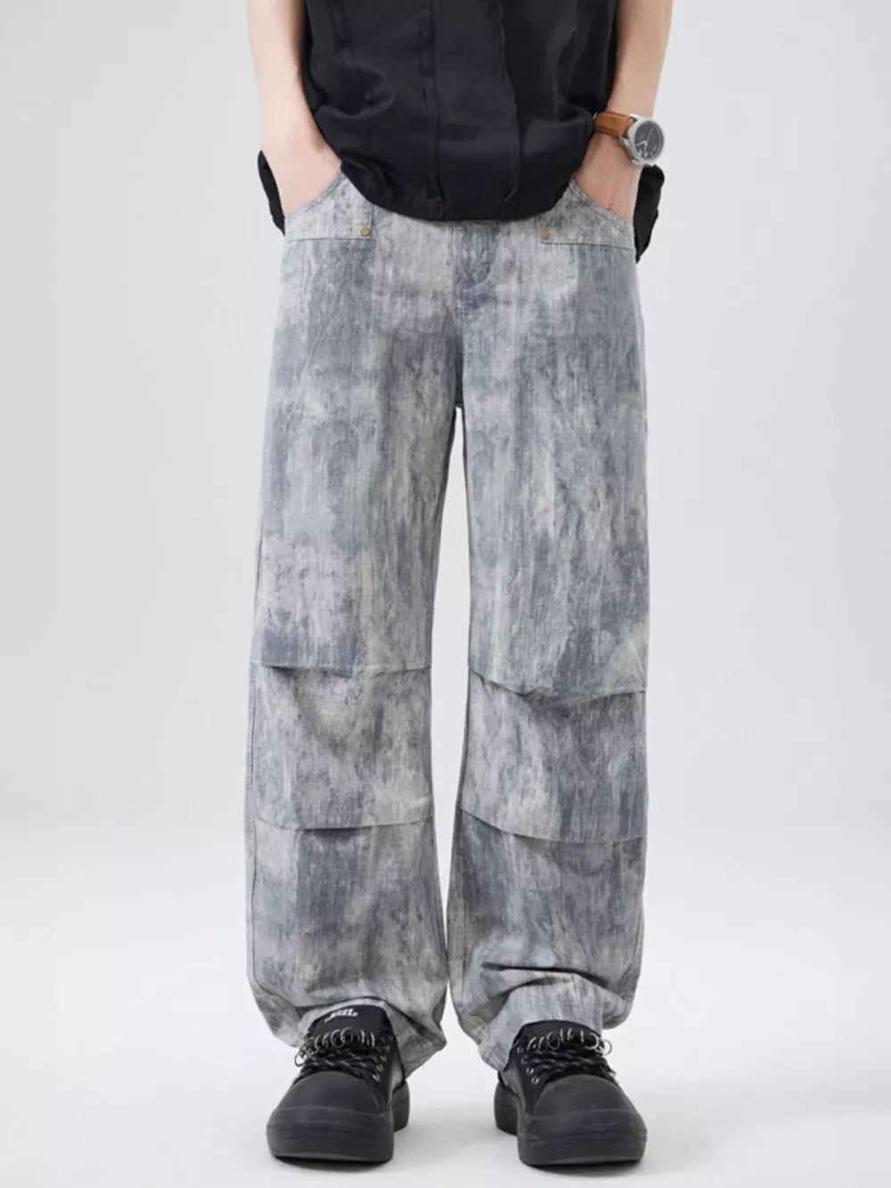 Men's Wide Leg Pants, image 3