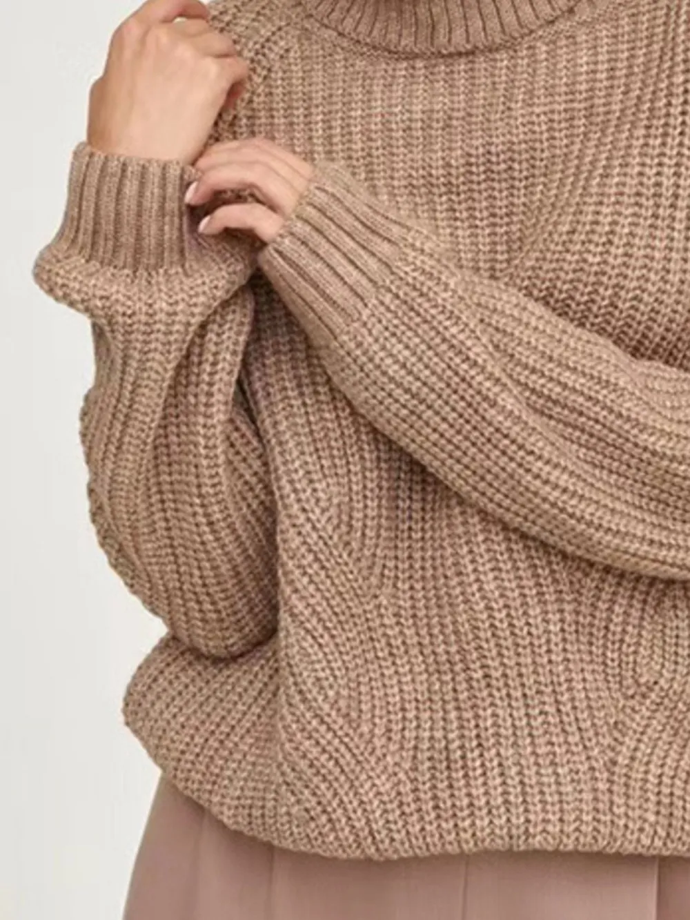 Turtleneck Long Sleeve Sweater, image 15
