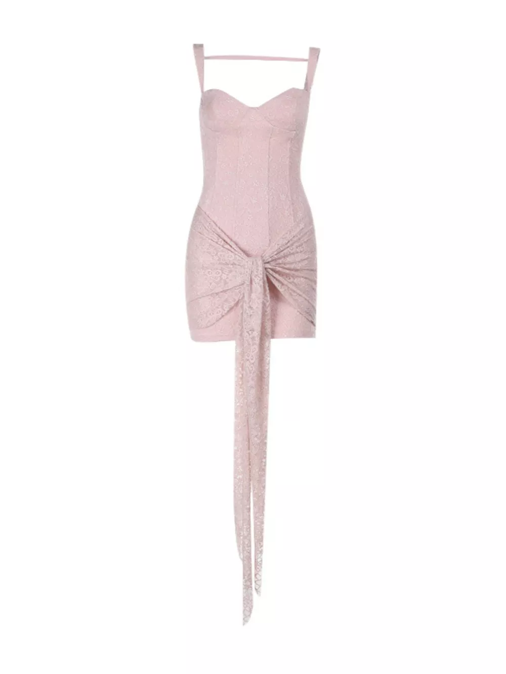 Sweetheart Neck Wide Strap Mini Dress, image 8