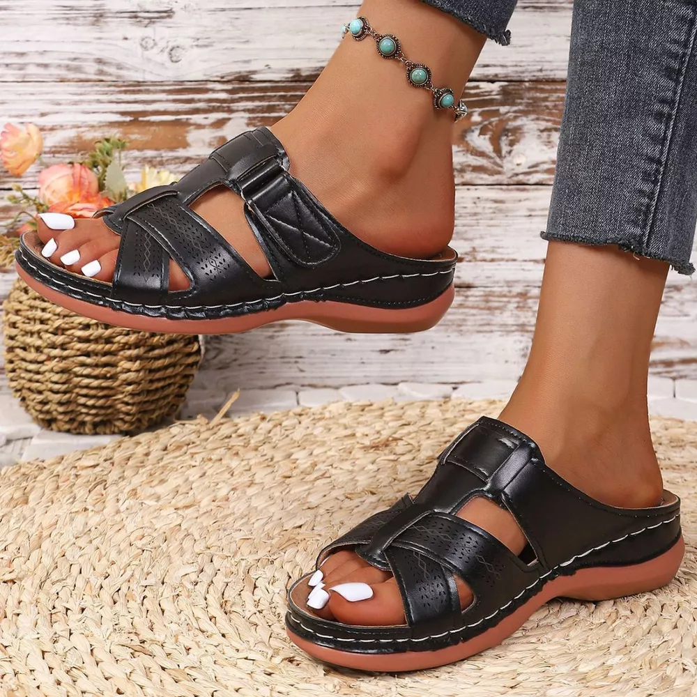 Open Toe Flats Sandals, image 3