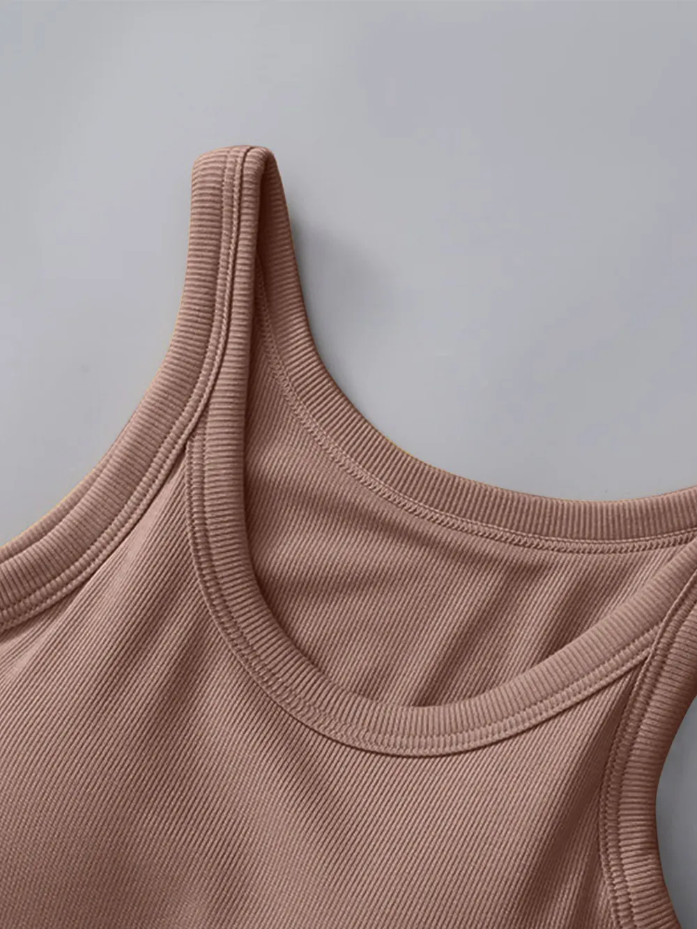 Round Neck Tank with Bra, image 16