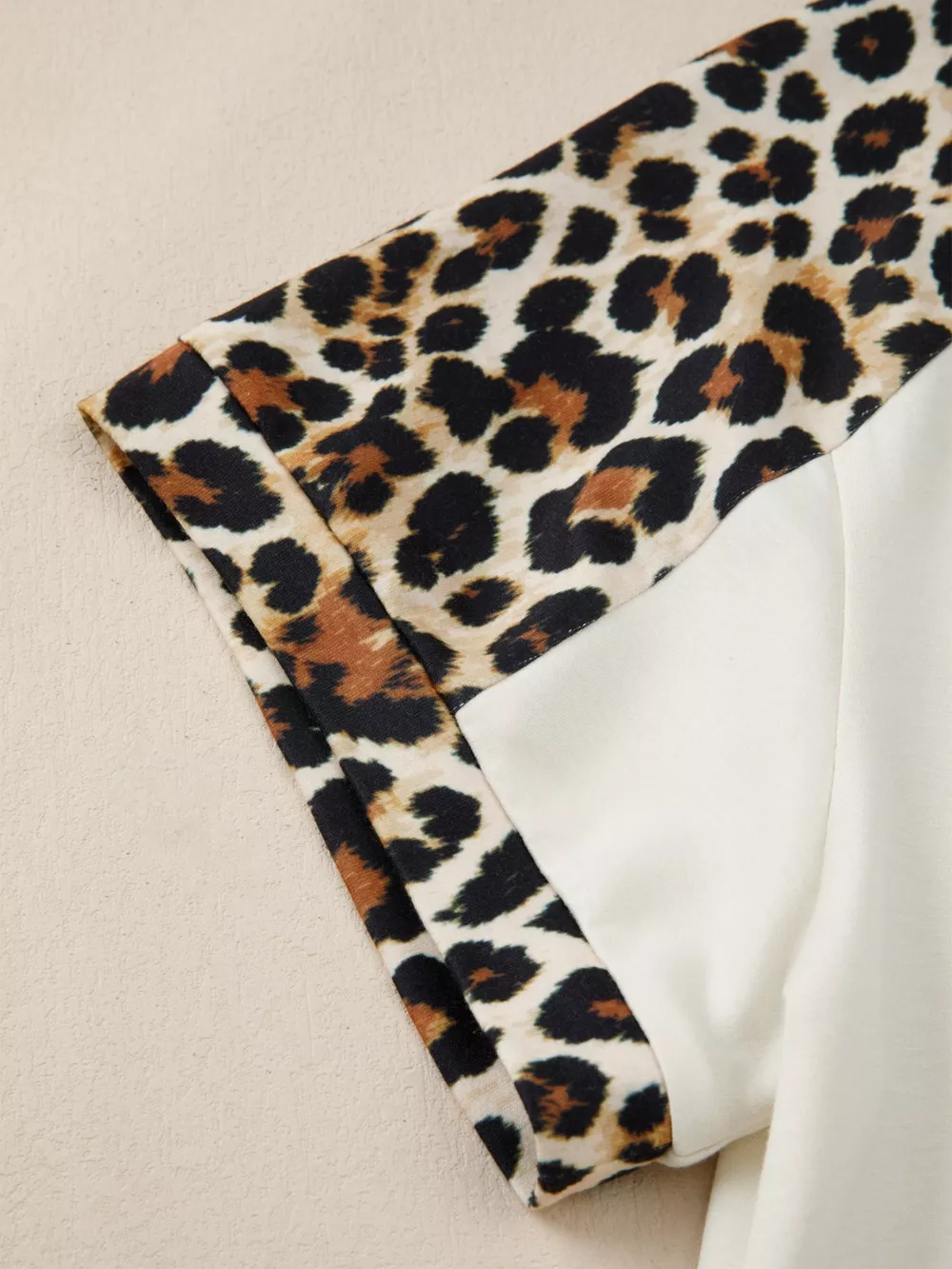 Leopard Print Raglan Sleeve Blouse, image 7