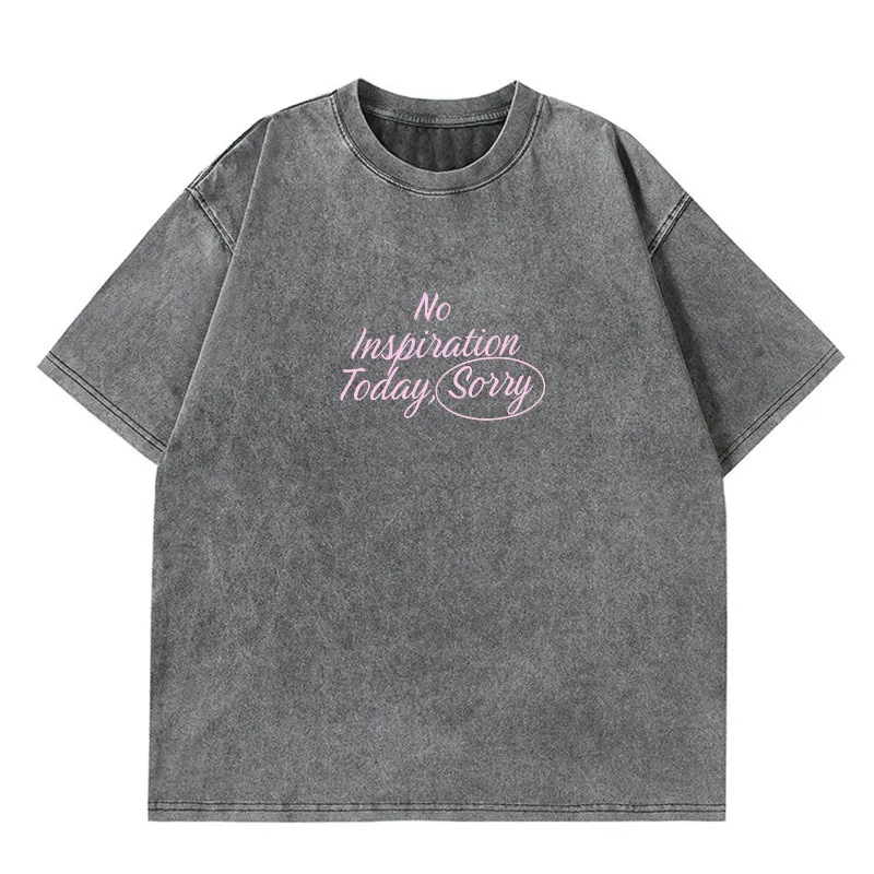 Letter Round Neck Short Sleeve T-Shirt, image 10