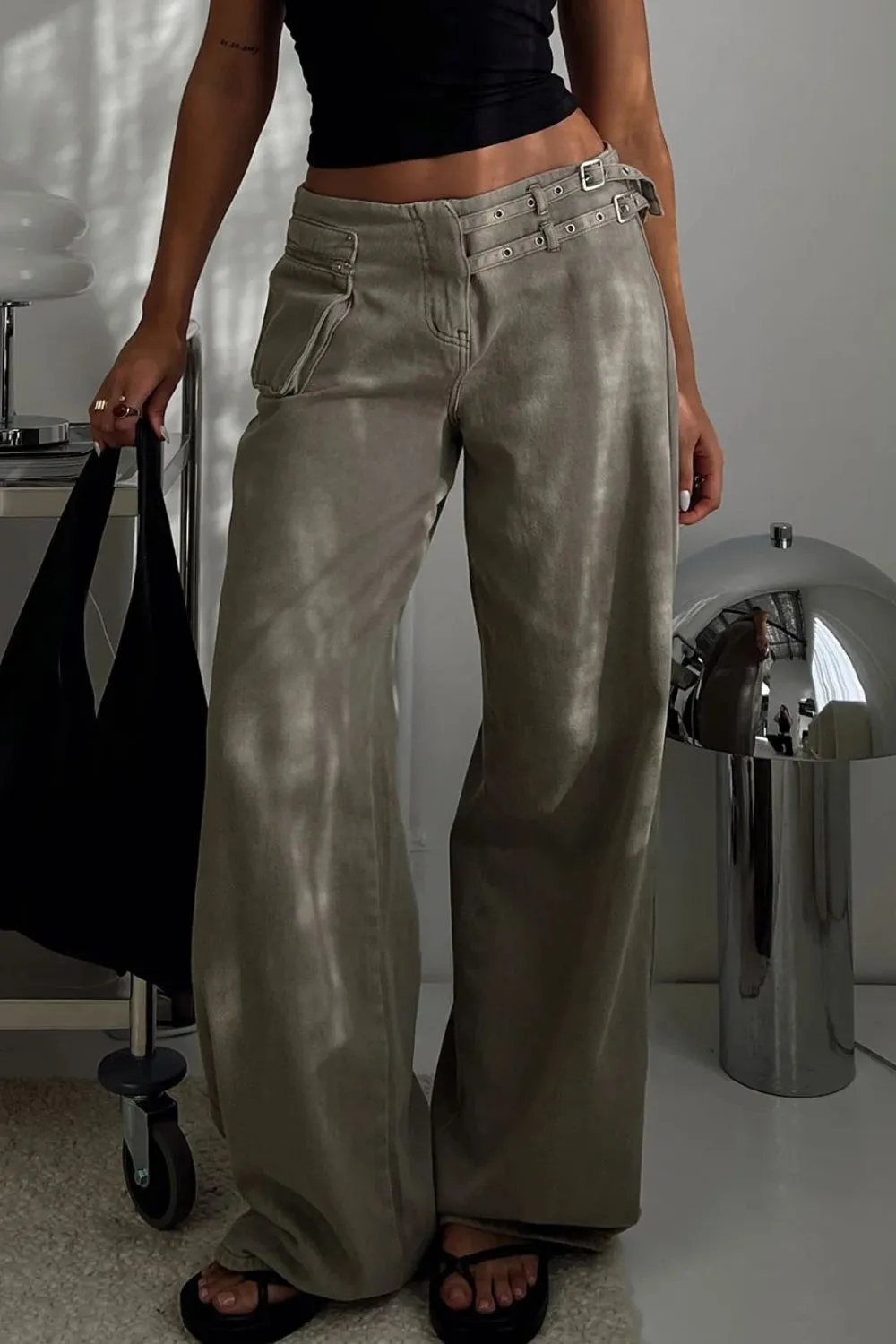 Wide Leg Jeans with Pockets, image 16