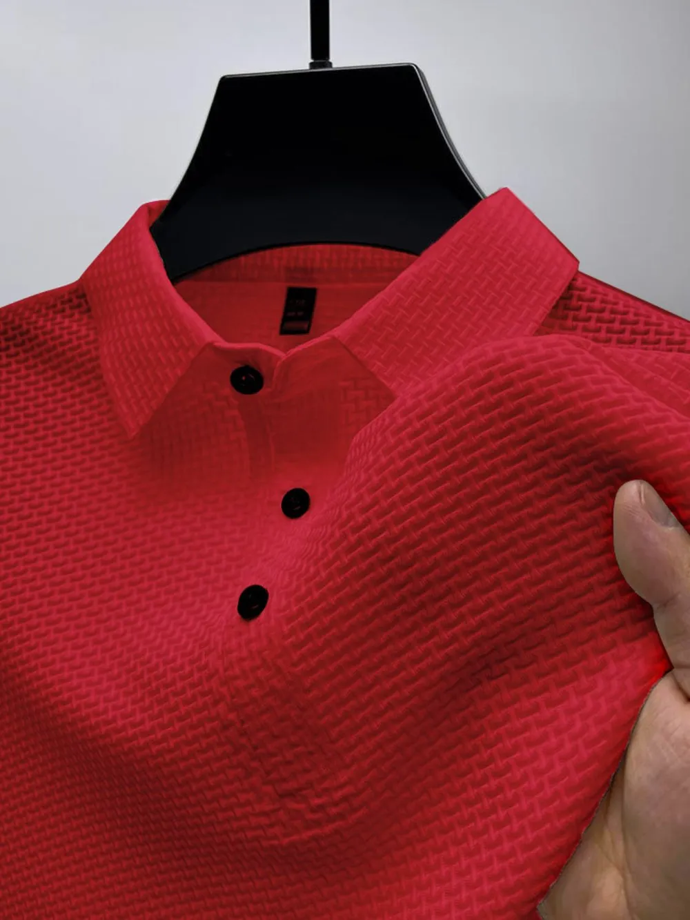 Men's Full Size Collared Neck Polo Plus Size, image 7