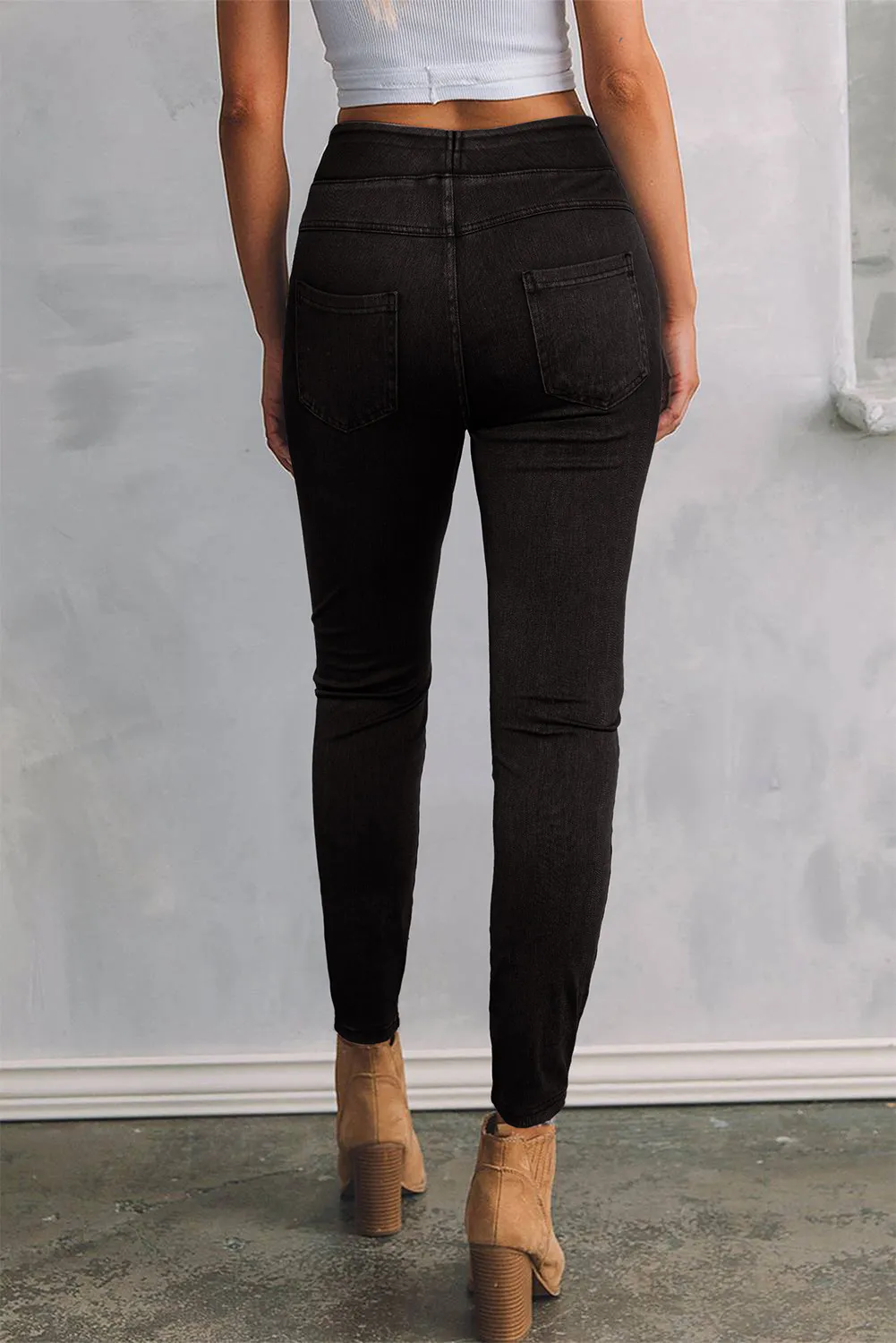 Skinny Jeans with Pockets, image 3