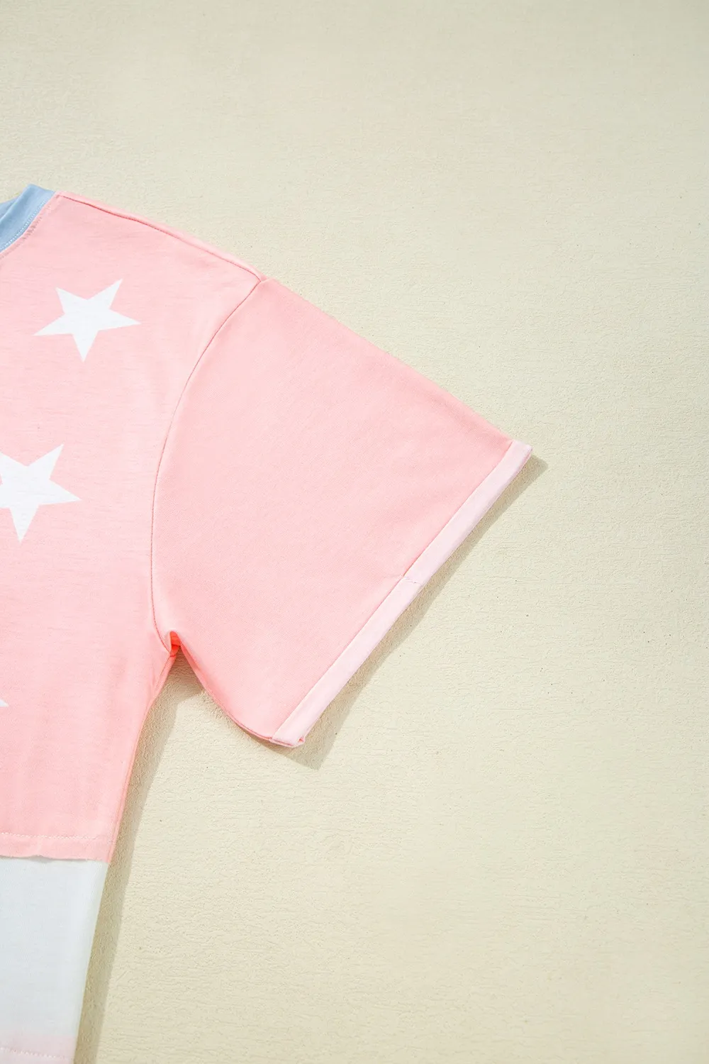 Patriotic Star Color Block T-Shirt, image 5