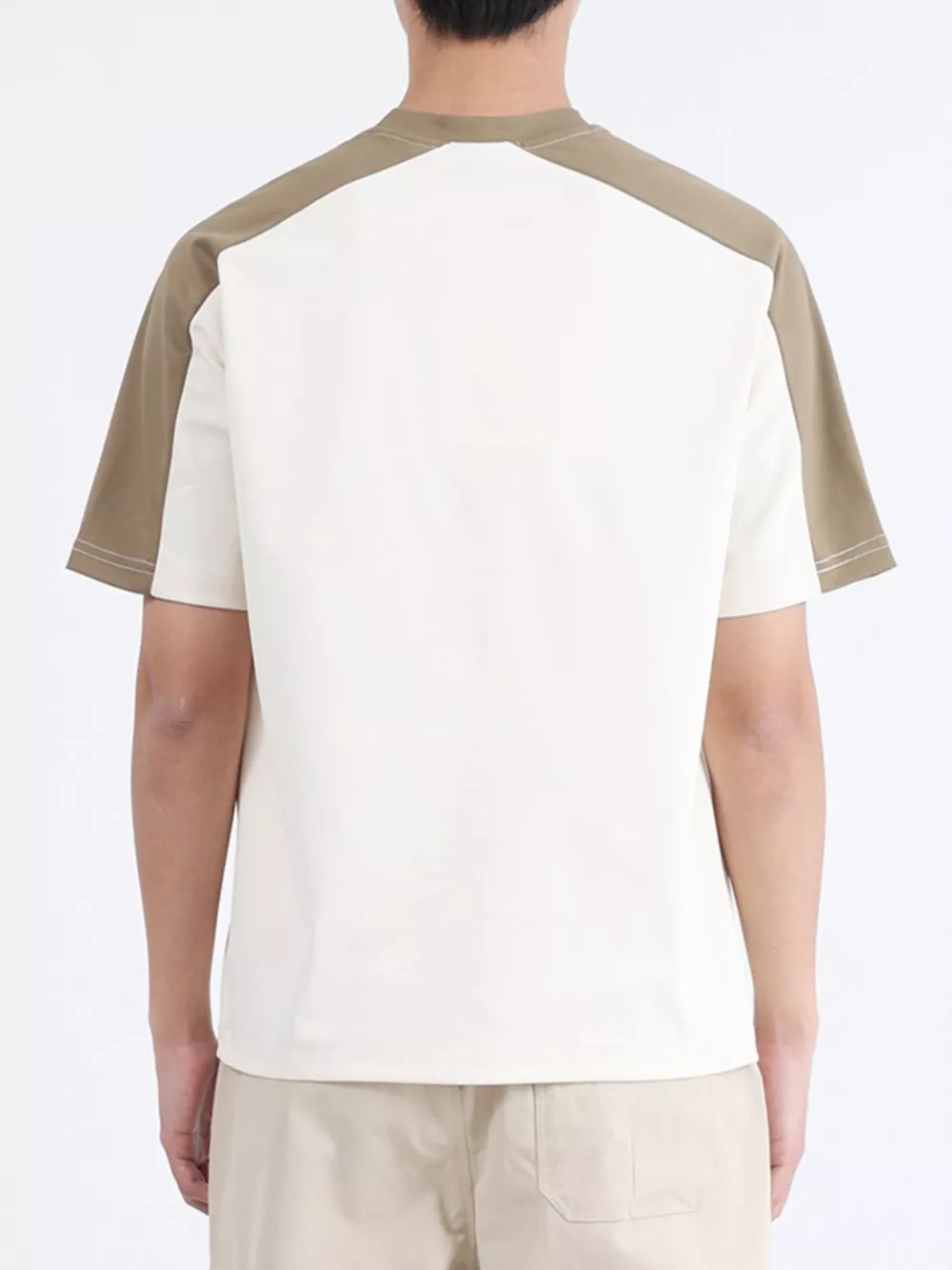 Men's Plus Size Color Block Casual T-Shirt, image 7