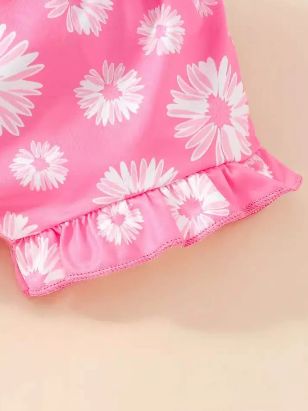 Children's Daisy Bodysuit and Shorts Set with Headband, image 5