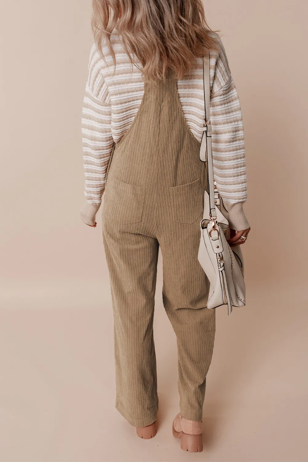 Square Neck Wide Strap Overalls, image 10