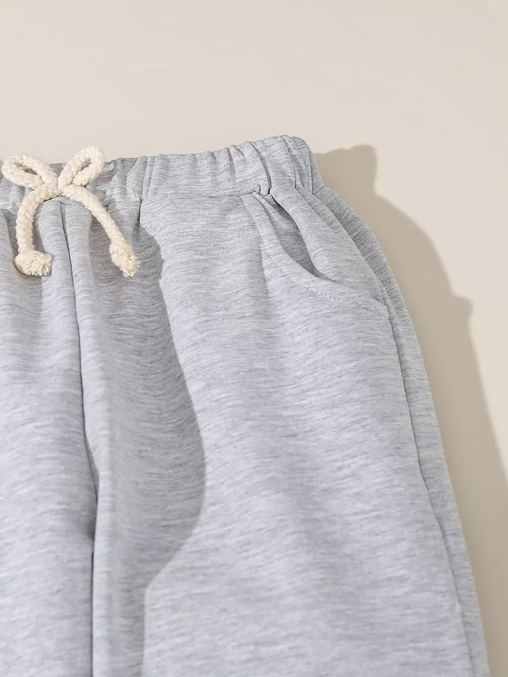 Children's Denim Shirt and Drawstring Joggers Set, image 6