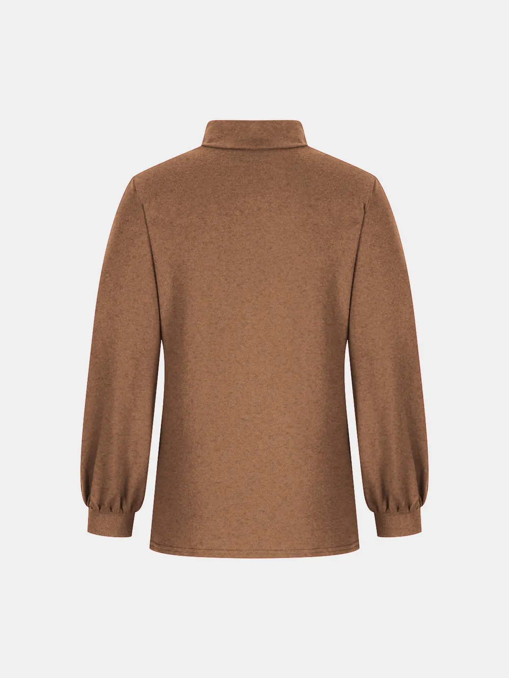 Full Size Mock Neck Long Sleeve T-Shirt, image 20