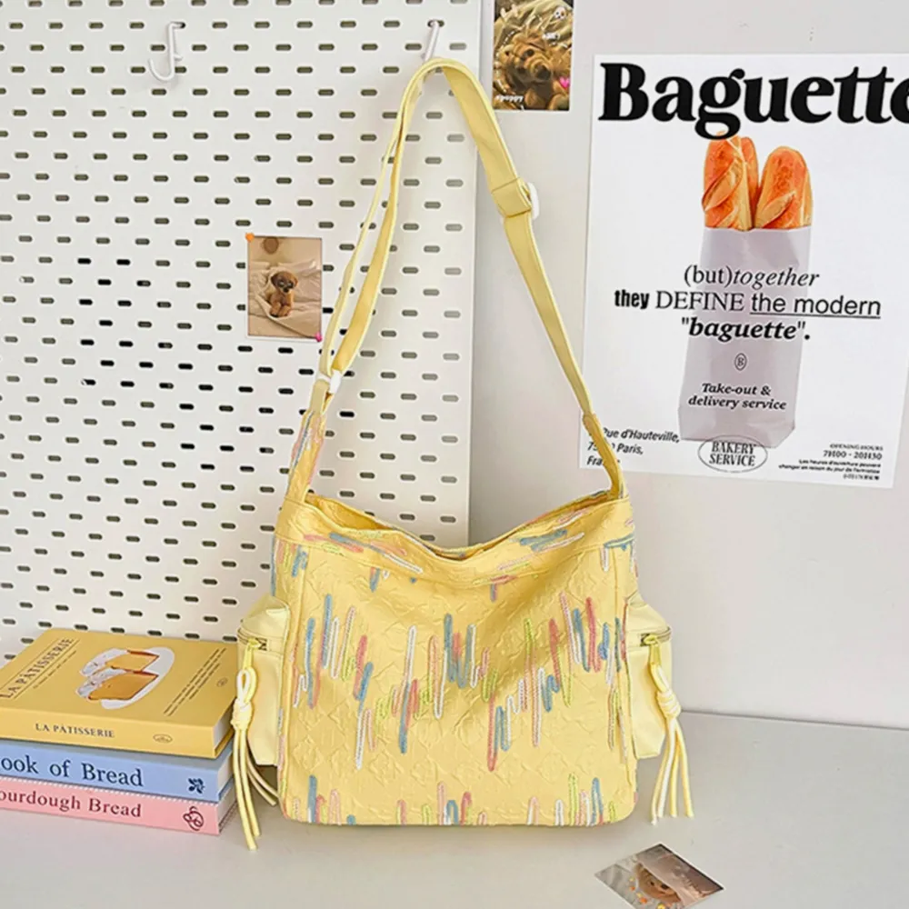 Contrast Texture Shoulder Bag, image 10
